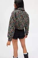 Kimchi Blue Evelyn Cropped Bomber Jacket