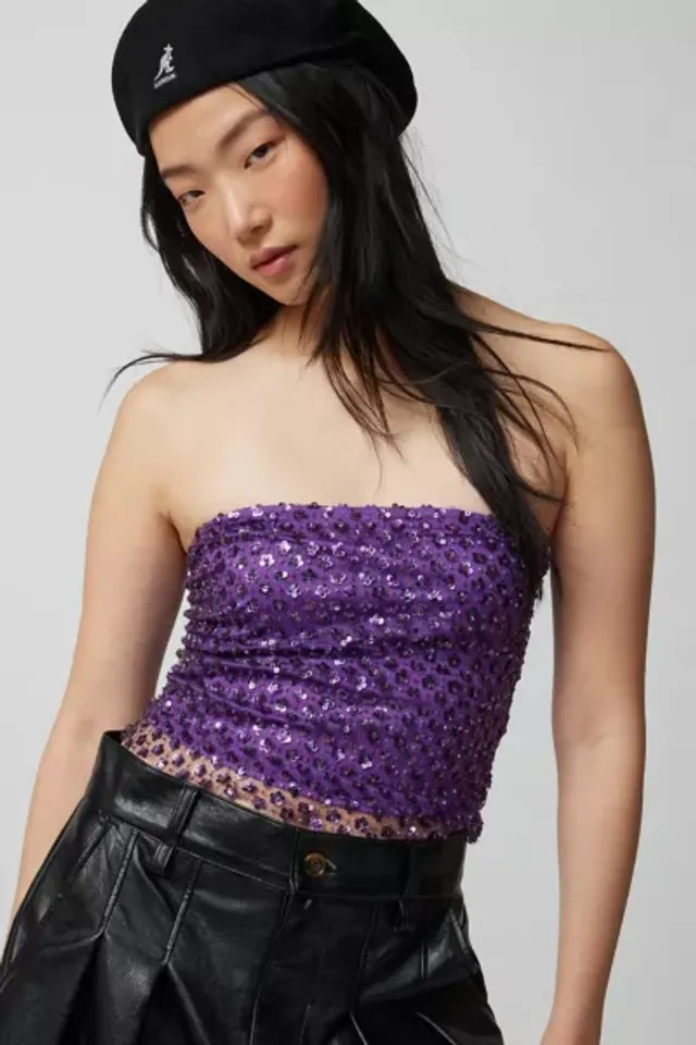 UO Alanis Eyelet Tube Top