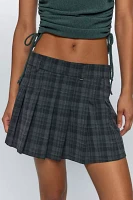 WORSHIP SUPPLIES Unified Pleated Micro Mini Skirt