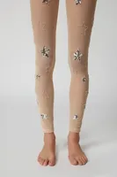 UO Rhinestone Star Sheer Legging