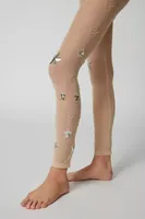 UO Rhinestone Star Sheer Legging