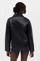 BDG Sasha Faux Leather Car Jacket