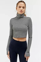 Splits59 Jackson Turtleneck Cropped Top