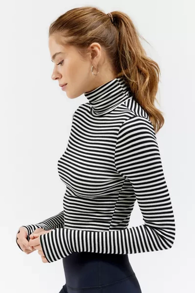 Splits59 Jackson Turtleneck Cropped Top