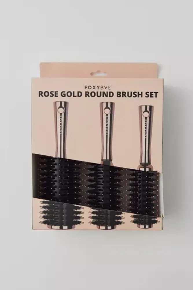 Foxybae Rose Gold Round Brush Set