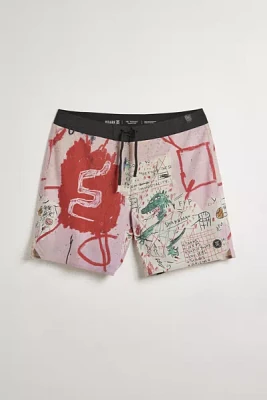 Roark Run Amok Passage Basquiat Art Pattern Swim Short