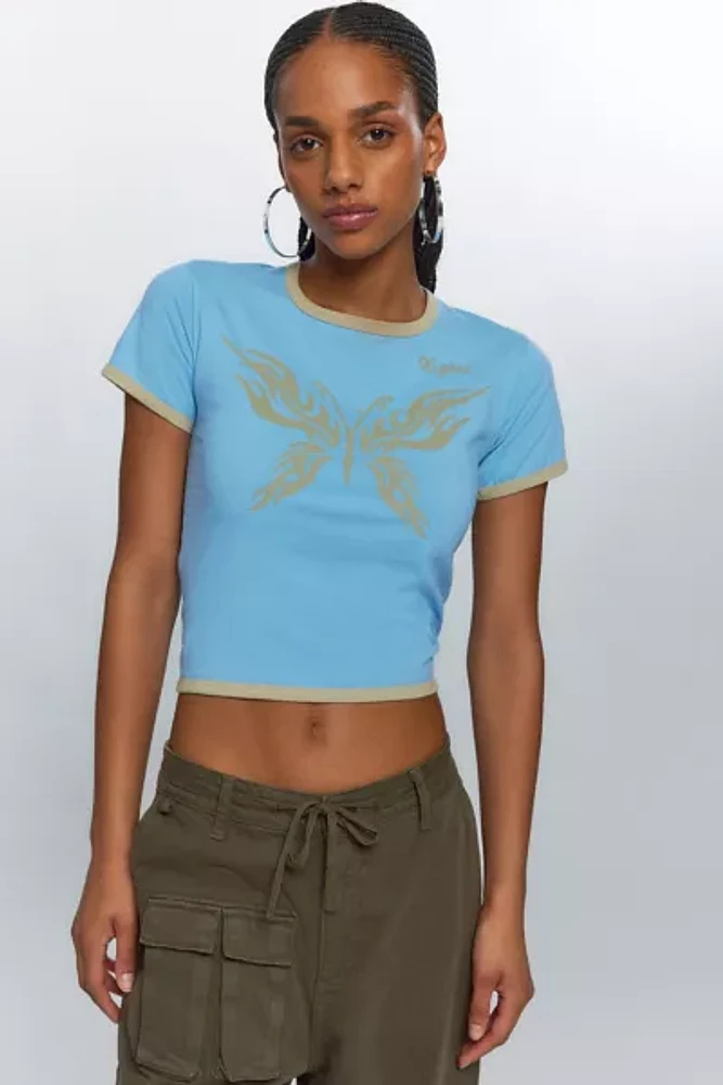 X-girl Butterfly Baby Tee