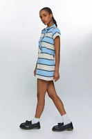 X-girl Striped Polo Mini Dress