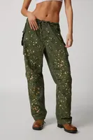 Urban Renewal Re/Creative Remade Gold Splatter Paint Utility Pant