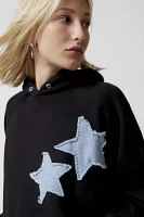 Urban Renewal Remade Star Patch Hoodie Sweatshirt