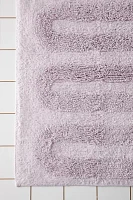 Looped Tufted Squiggle Runner Bath Mat