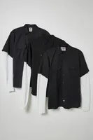 Urban Renewal Remade Dickies Thermal Sleeve Button-Down Shirt