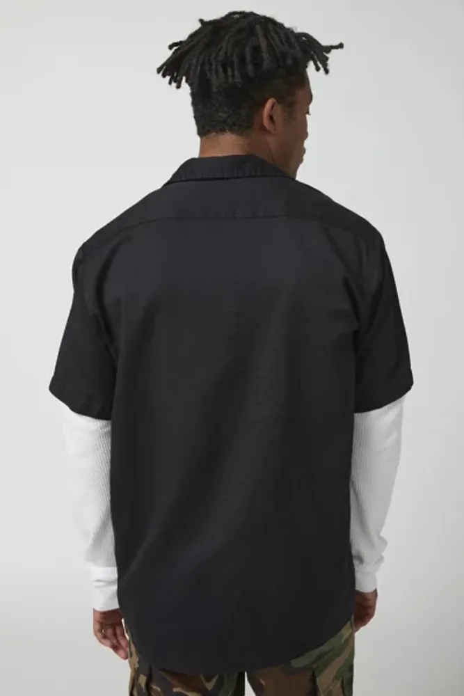 Urban Renewal Remade Dickies Thermal Sleeve Button-Down Shirt