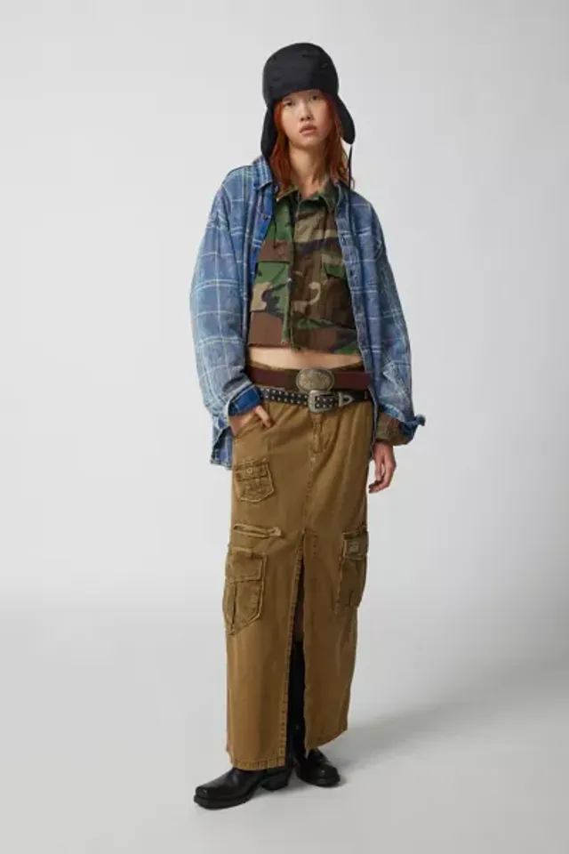 Urban Renewal Remade Cropped Camo Jacket