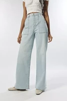 Daze Denim Far Out Wide Leg Utility Jean