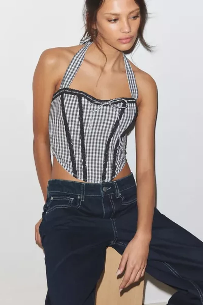 Out From Under Betty Gingham Corset