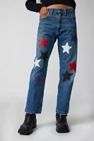 Urban Renewal Remade Leather Star Patch Jean