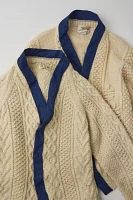 Urban Renewal Remade Denim Trim Fisherman Cardigan