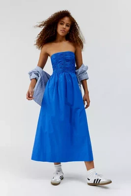 Faithfull The Brand Dominquez Strapless Midi Dress