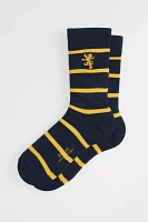 Polo Ralph Lauren Striped Embroidery Crew Sock