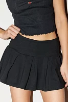 Out From Under Prep School Pleated Micro Mini Skort