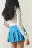 Out From Under Prep School Pleated Micro Mini Skort