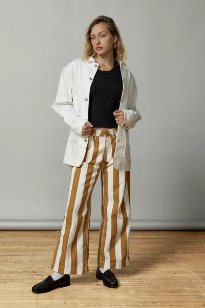 BDG Joey Striped Straight Leg Pant