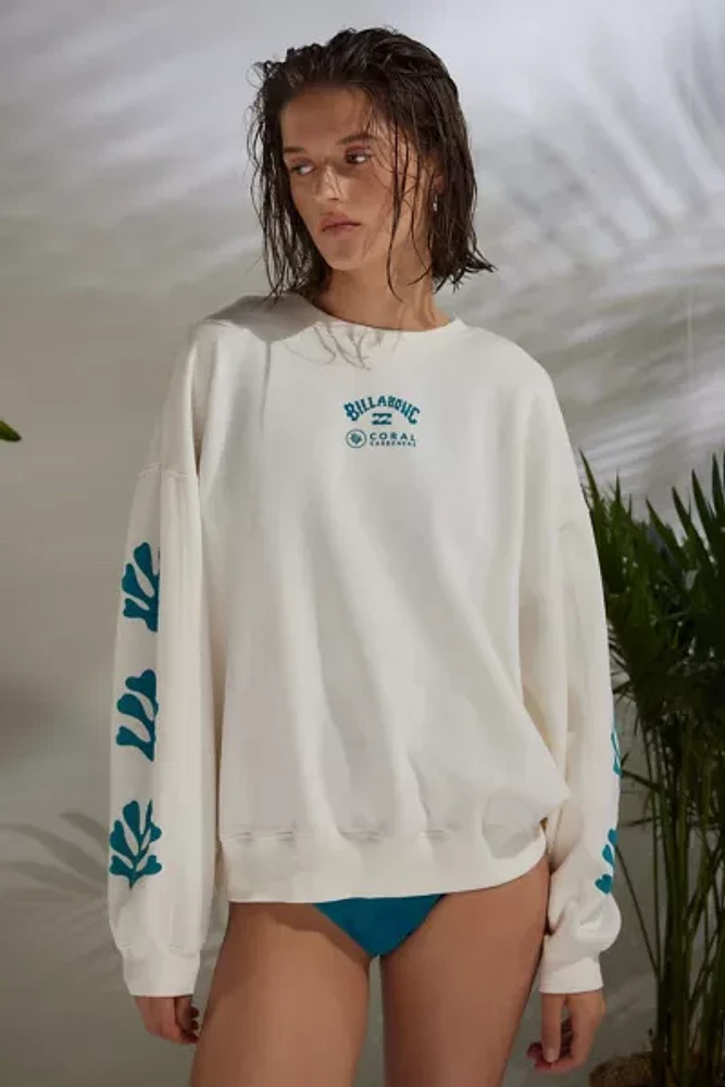 Billabong X Coral Gardeners Beyond The Reef Crew Neck Sweatshirt