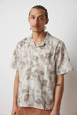 Wax London Didcot Palm Floral Shirt