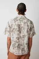 Wax London Didcot Palm Floral Shirt