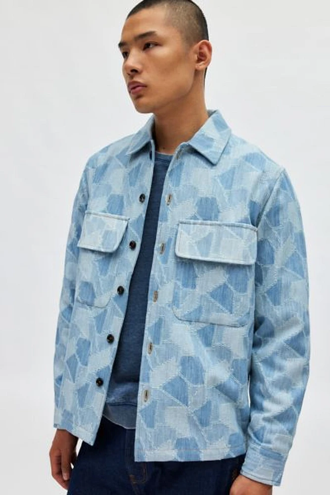 LC23 Patchwork Denim Overshirt