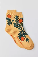 BAGGU Orange Tree Crew Sock