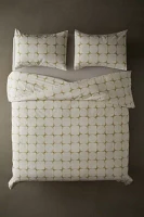 Zander Geo Breezy Cotton Percale Duvet Cover