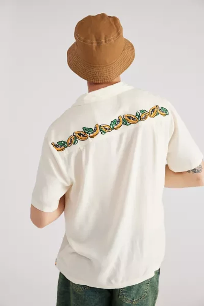 Native Youth Etaerio Fruit Embroidered Short Sleeve Shirt