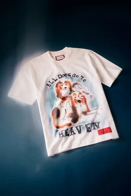 CHNGE UO Exclusive All Dogs Go To Heaven Airbrush Tee