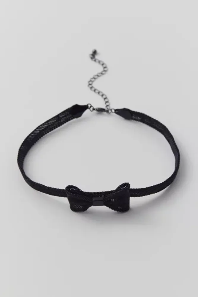 Lace Bow Choker Necklace