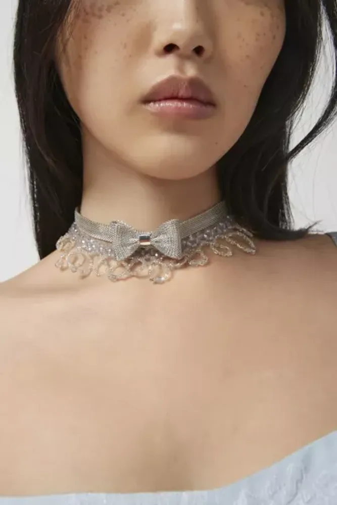 Mushroom Lace Choker Necklace