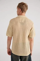 Native Youth Tomita Point Crochet Polo Shirt