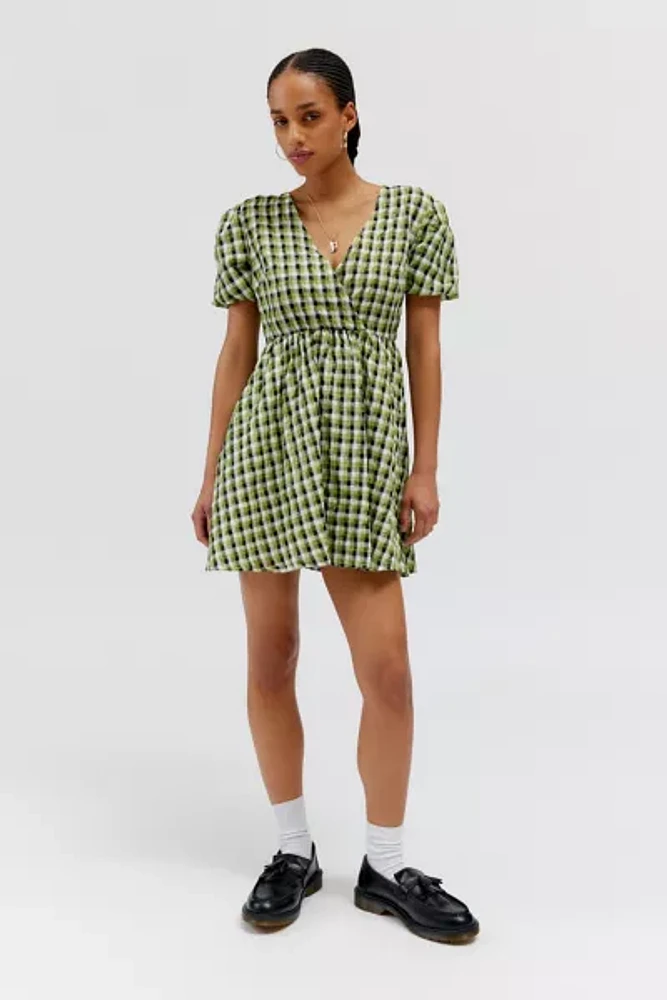 Daisy Street Seersucker Mini Dress