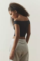 Out From Under Ballet Off-The-Shoulder Top