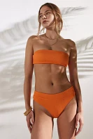 Out From Under Kelly Ribbed High-Cut Bikini Bottom