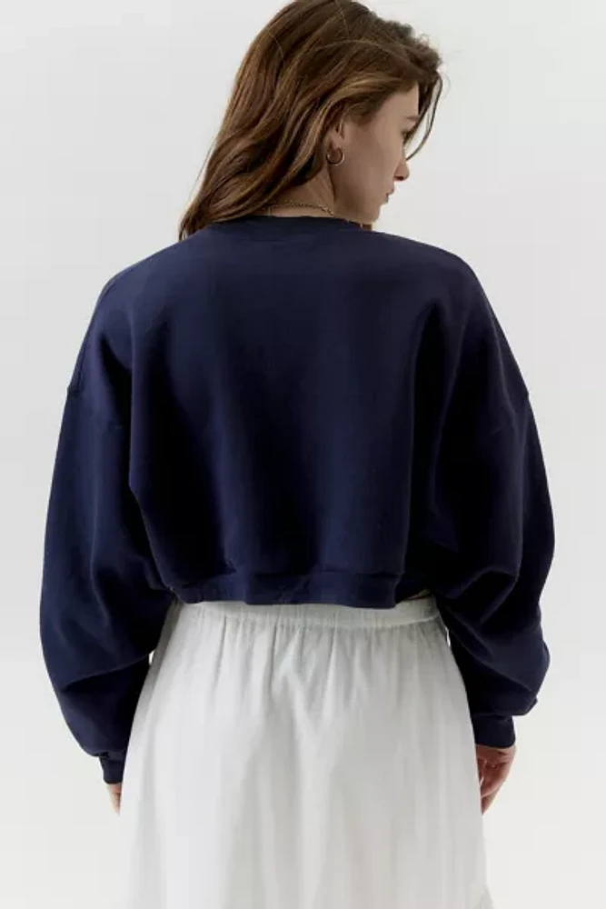 Urban Renewal Remade Cropped Sweatshirt Cardigan