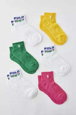 Polo Ralph Lauren 1967 Quarter Crew Sock 6-Pack