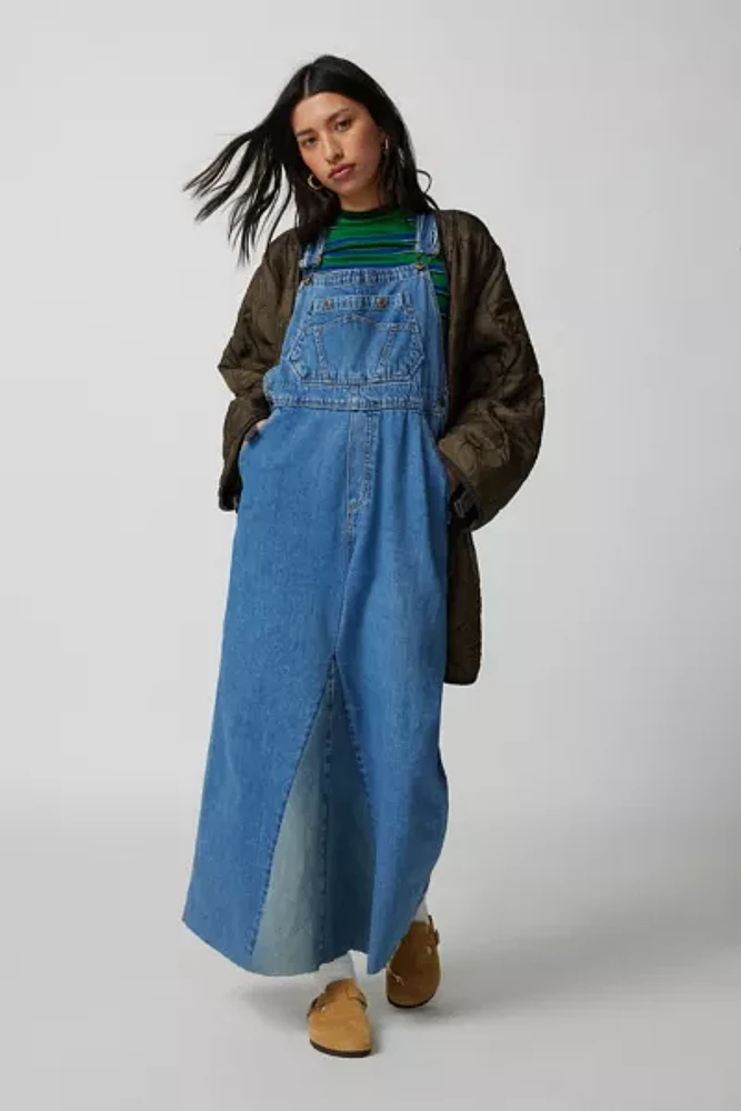 Urban Renewal Remade Denim Overall Maxi Dress