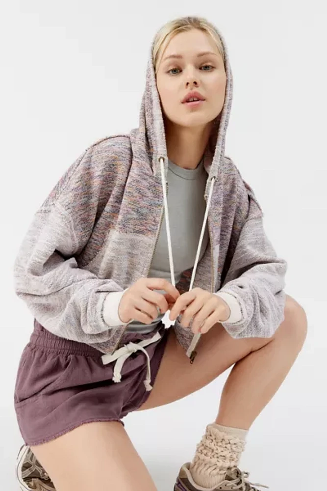 BDG Leah Beach Zip-Up Hoodie Sweatshirt