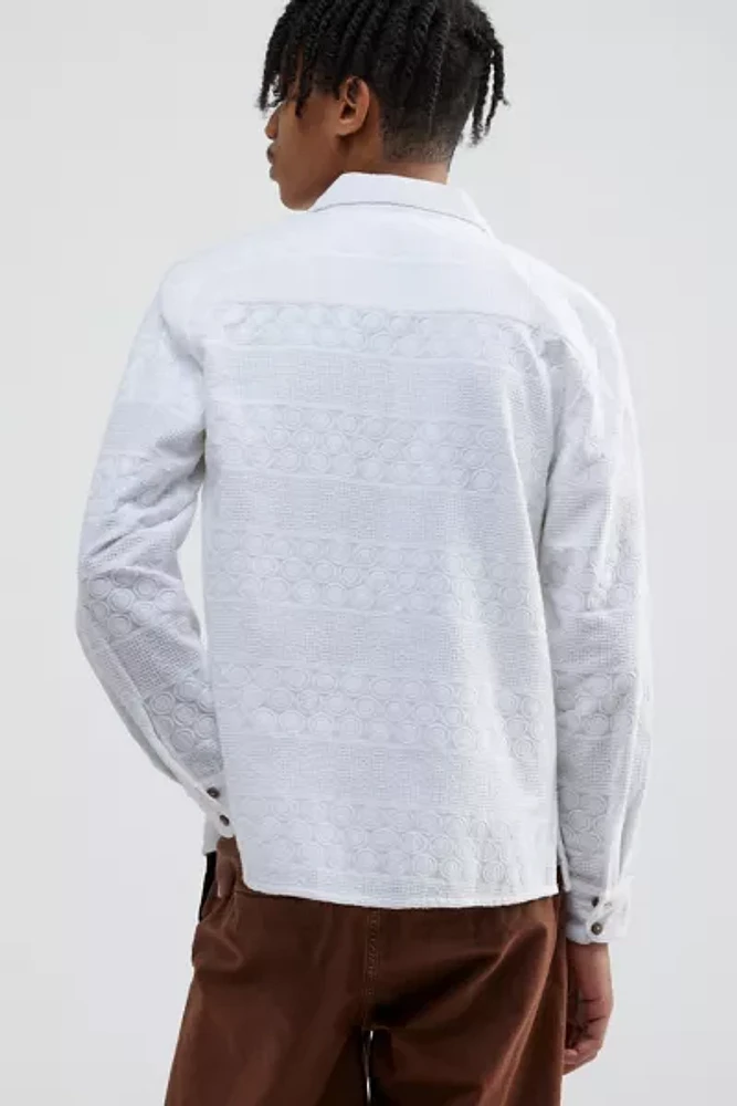 Raga Man Babat Embroidered Button-Down Shirt
