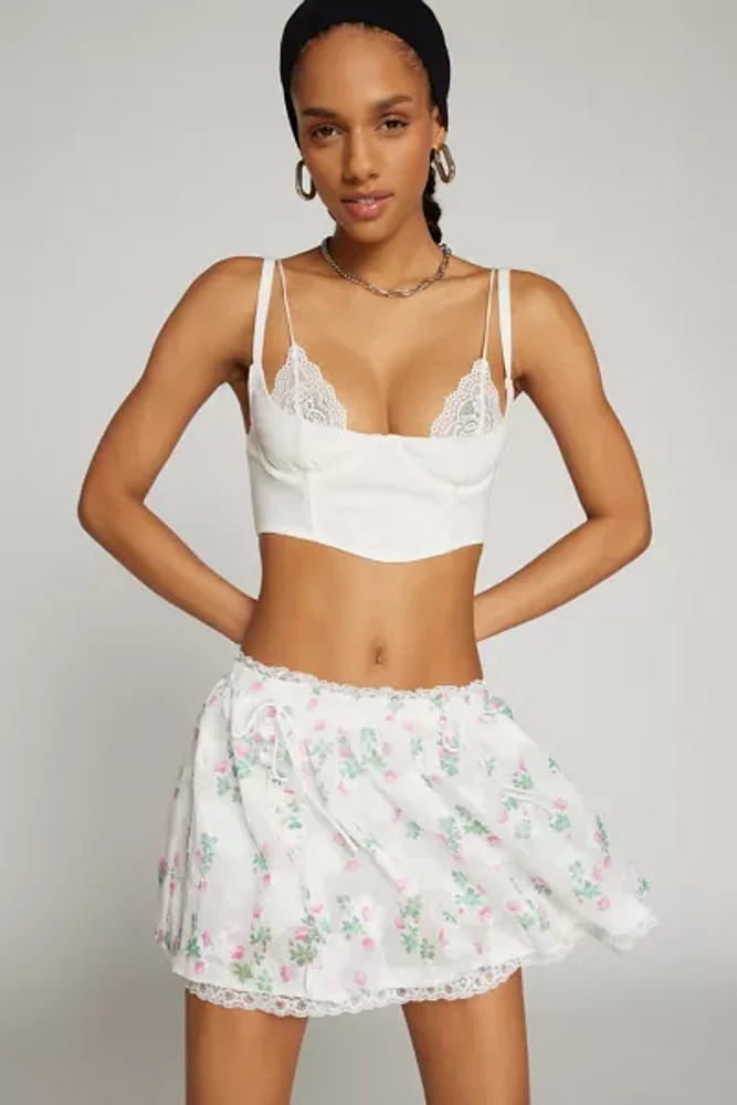 For Love & Lemons Remi Micro Mini Skirt