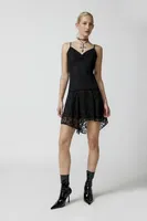 Urban Renewal Remnants Lace Witchy Hem Mini Dress