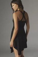 Silence + Noise Jordyn Asymmetrical Cross-Back Mini Dress