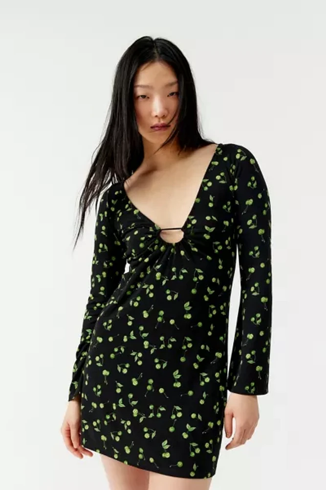 UO Sammie Long Sleeve Mini Dress